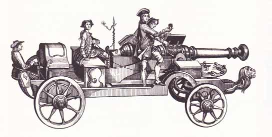 18th century assault gun combat vehicle